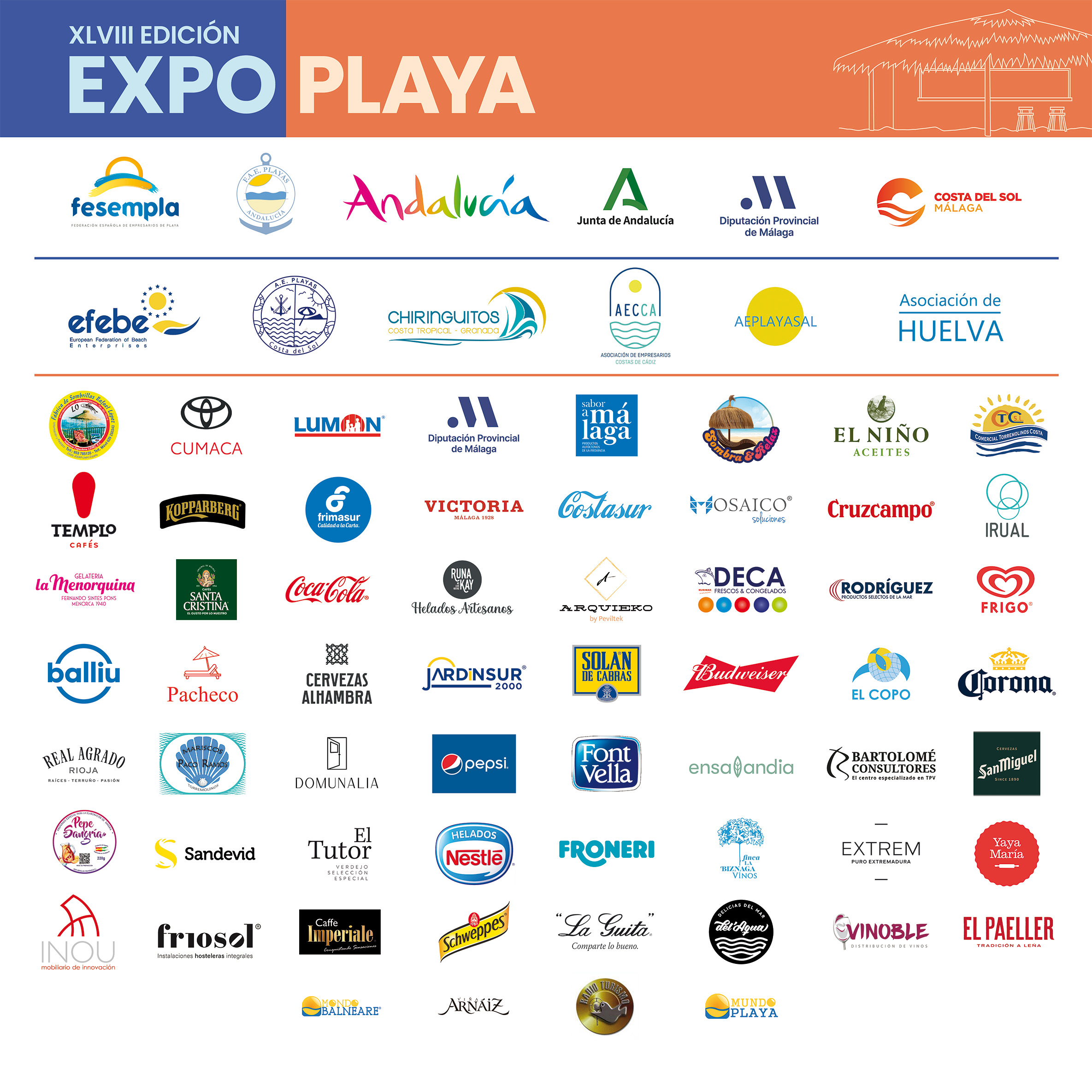 Colaboración de casas comerciales Expoplaya 2025